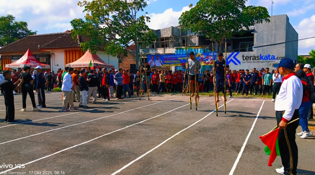 Haornas ke-42, 812 Peserta Ikuti Lomba Olahraga Tradisional Dispora Tulungagung 
